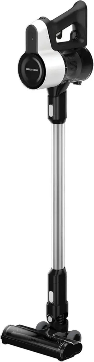 Aspirateur Balai sans Fil GRUNDIG VCP 4130, 2 en 1, 110W, Autonomie 45 Min, 21.6V, Silencieux 80dB, Blanc/Noir