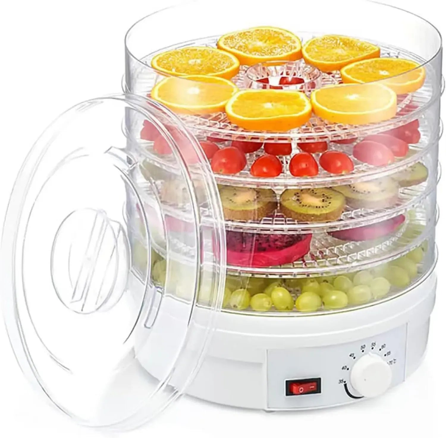 Déshydrateur COYEUX 5 Plateaux, 7 Vitesses, 35-75°C, Chauffage 360°, Fruits et Légumes