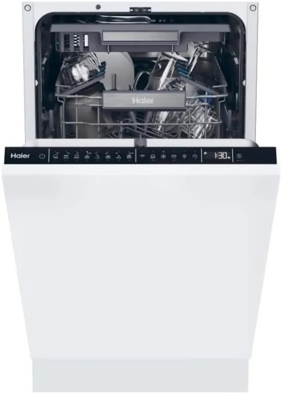 Lave-vaisselle Intégré 45cm Candy - 10 Couverts, WiFi, 8 Programmes, Silencieux 47dB