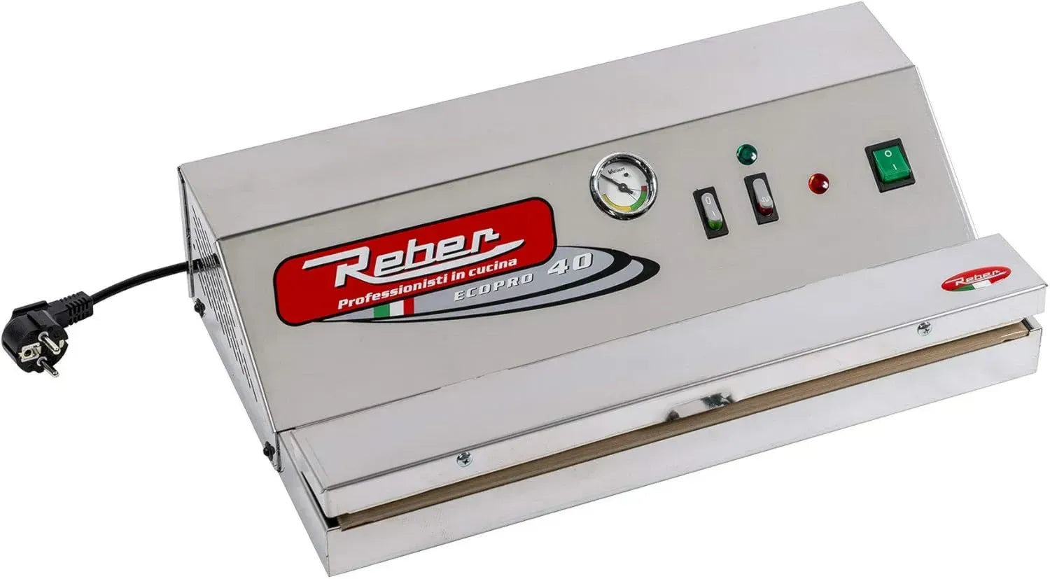 Appareil de mise sous vide en acier inoxydable - 40 cm