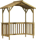 Abris Barbecue en Bois de Pin Imprégné 163,5x93x210 cm