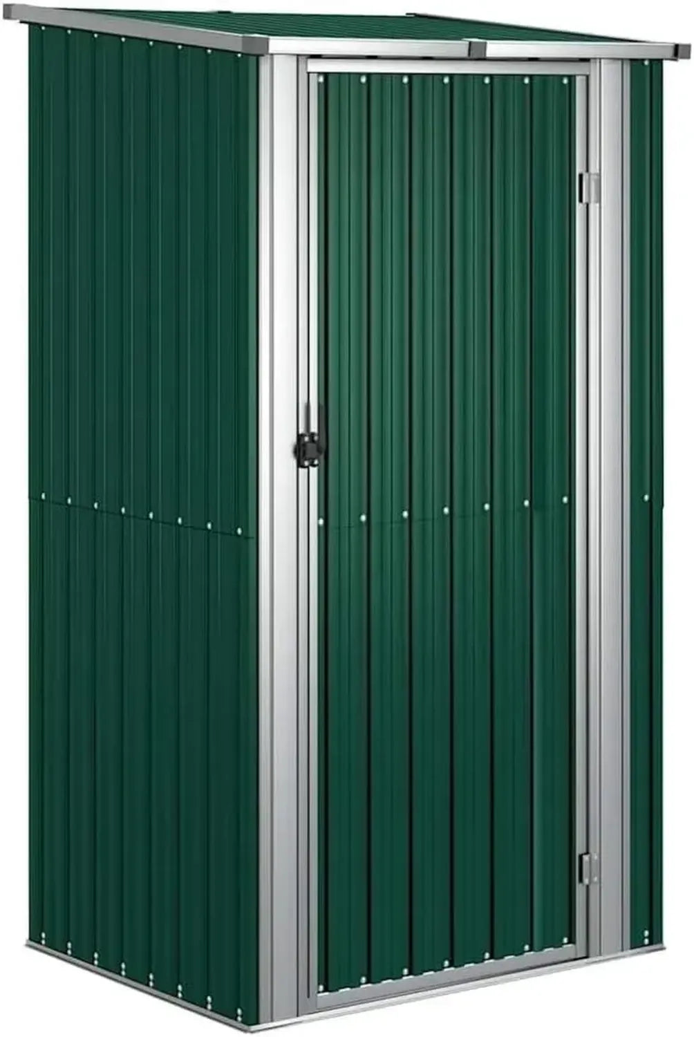 Cabane de Jardin en Acier Galvanisé Vert 118,5x97x209,5 cm
