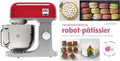 Robot Pâtissier Kenwood kMix Rouge 1000W, Bol 5L en Acier