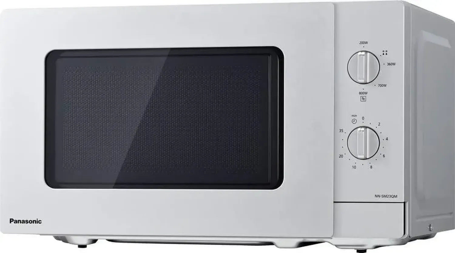 Micro-ondes Solo Panasonic 20L, 800W, Argent, Décongélation et Minuterie