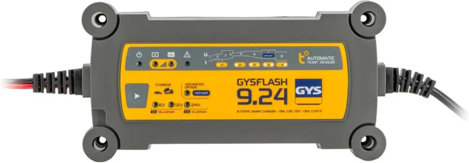 Chargeur de Batterie Intelligent pour Voitures, Camions et Motos - Compatibilité 1.5Ah à 18Ah
