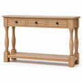 Console en Bois avec Tiroirs 120x35x80cm
