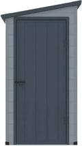 Abri de Jardin en Résine Anthracite 1,39 m² - Modèle CESIO