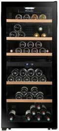 Cave à Vin Double Zone LA SOMMELIERE LS102DZBLACK 102 Bouteilles