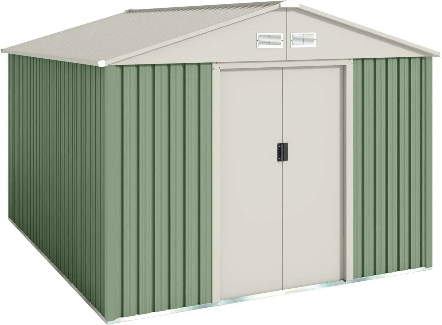 Abri de Jardin en Métal Hoggar 7,86 m² - 10 Ans de Garantie - Dimensions 261x301x198 cm