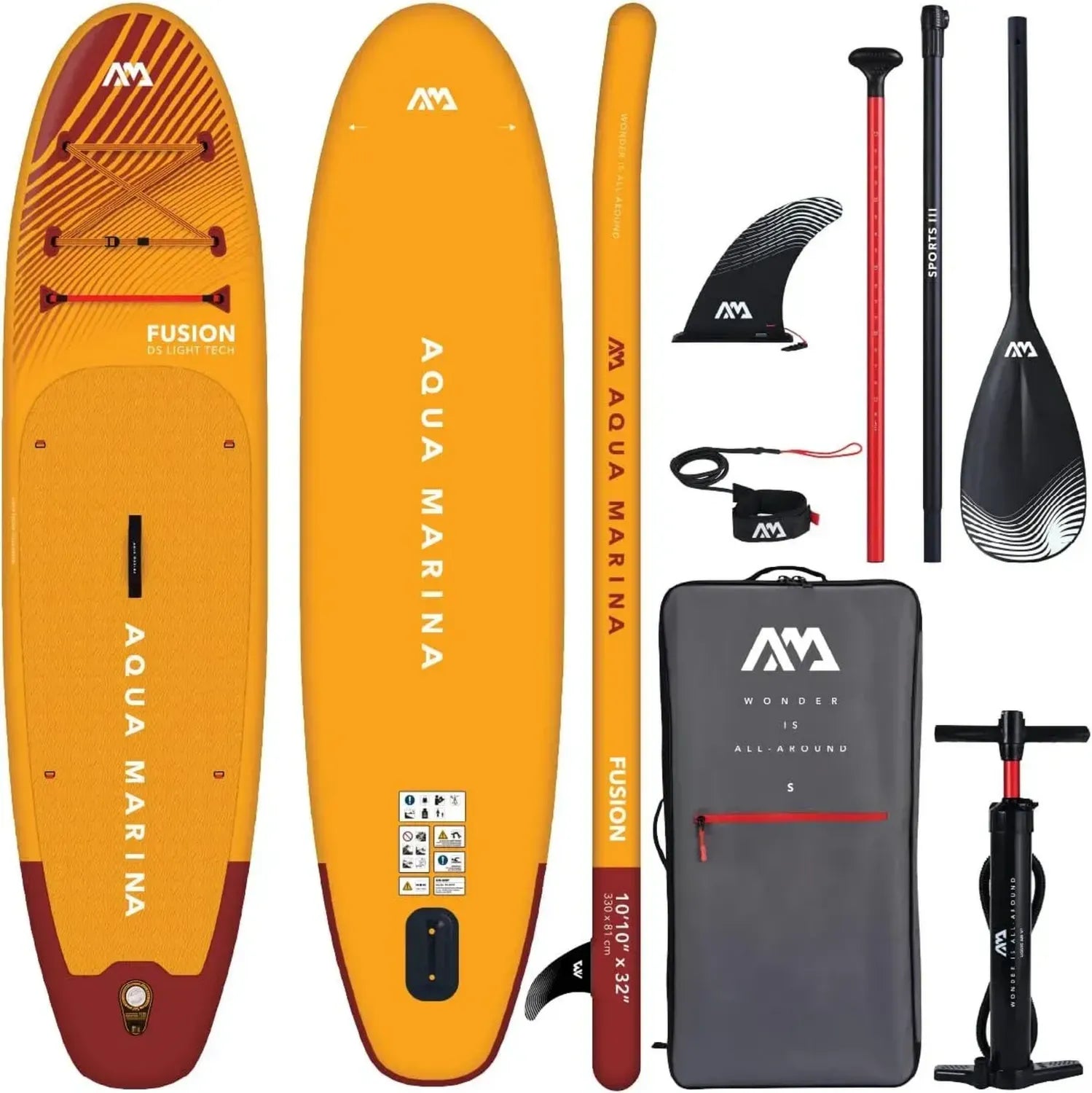 Planche à Pagaie Gonflable Aqua Marina Fusion 330 cm