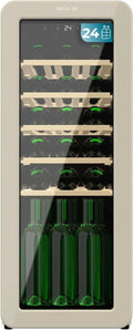 Cave à vin Cecotec 24 bouteilles Bolero Origin LED NoFrost Beige