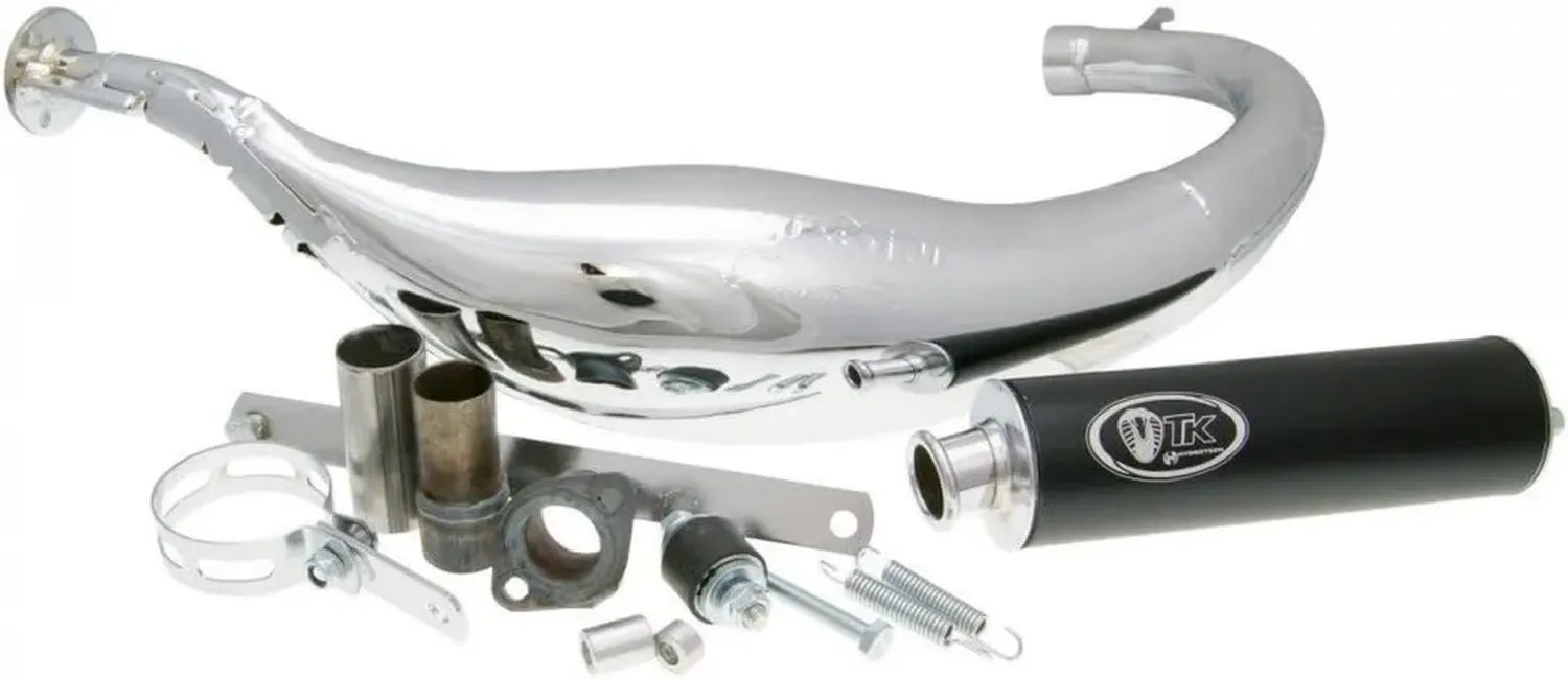 Silencieux Échappement Carreras 80 Chrome pour RIEJU MRX 50 AM6