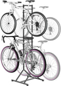 Support Vélo Vertical Mimoke pour 4 Vélos - Installation Facile Sans Perçage - Hauteur Ajustable pour Toutes Tailles de Roues