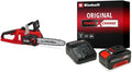 Tronçonneuse sans fil 18V Einhell FORTEXXA 18/30, moteur brushless, guide-chaîne 30 cm, 4300 tr/min, avec chargeur et batterie 4,0Ah